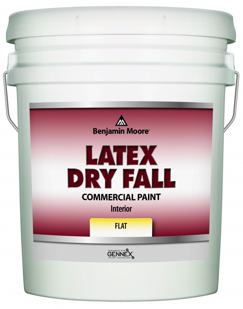 Benjamin Moore Latex Dry Fall Flat 5Gallon Can Andriots Paint