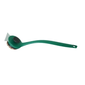 Big Green Egg SpeediClean® Palmyra Bristle Long-Handle Grid Scrubber